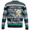 Christmas Slayer Goblin Slayer Ugly Christmas Sweater BACK mockup - Goblin Slayer Store