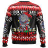 Did You Say Goblin Slayer Ugly Christmas Sweater BACK Mockup - Goblin Slayer Store