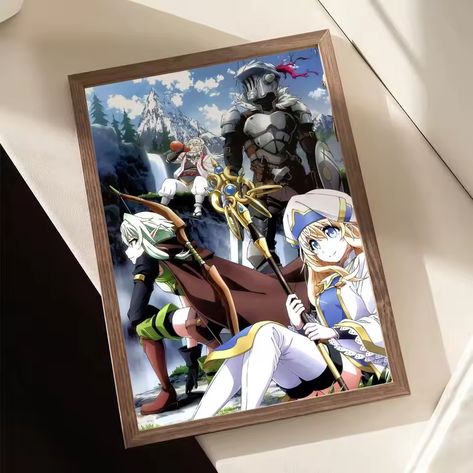 Goblin Slayer Adventurer Team Framed Wall Art