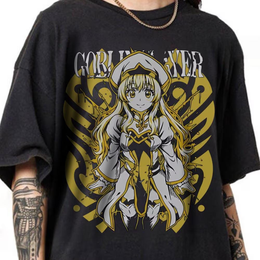 Goblin Slayer Anime Graphic T-shirt - Image 2