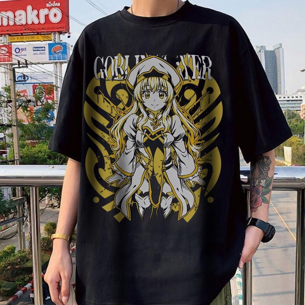 Goblin Slayer Anime Graphic T-shirt - Image 3
