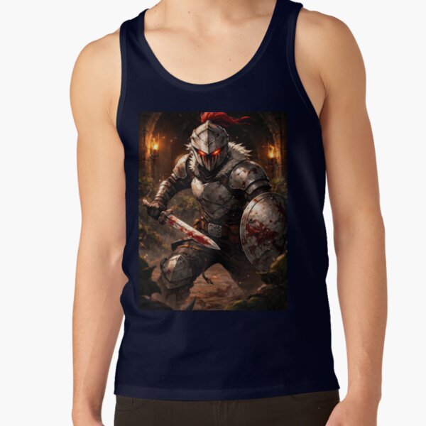 Goblin Slayer Short Sword And Shield Tank Top - Image 5