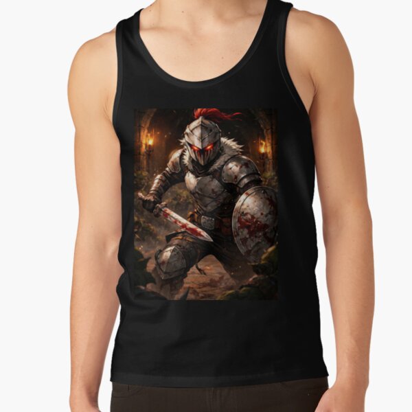 Goblin Slayer Short Sword And Shield Tank Top - Image 2
