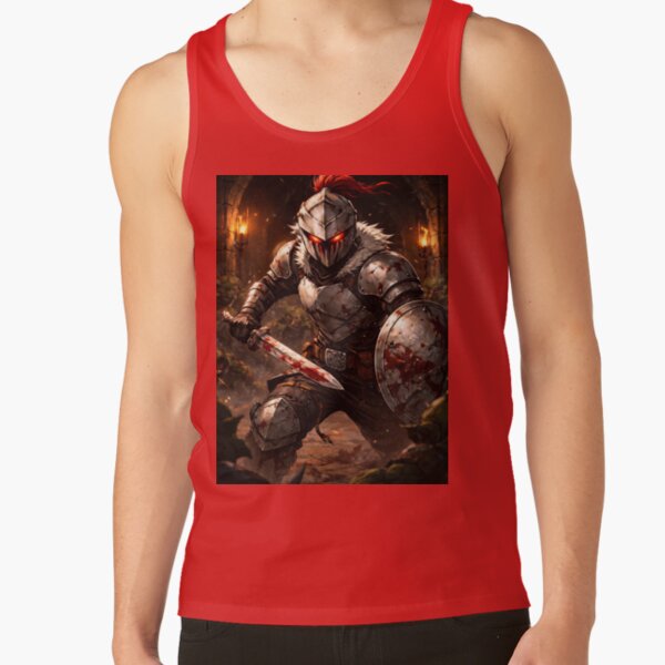 Goblin Slayer Short Sword And Shield Tank Top - Image 4