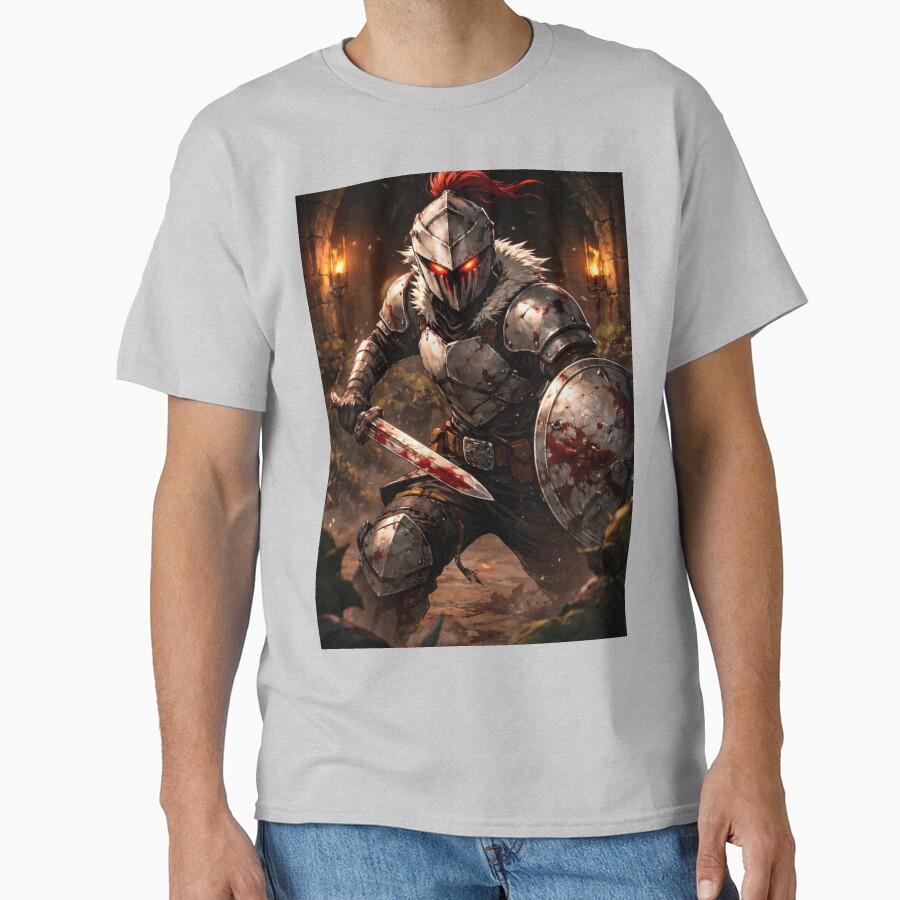 Goblin Slayer Short Sword And Shield T-shirt - Image 3