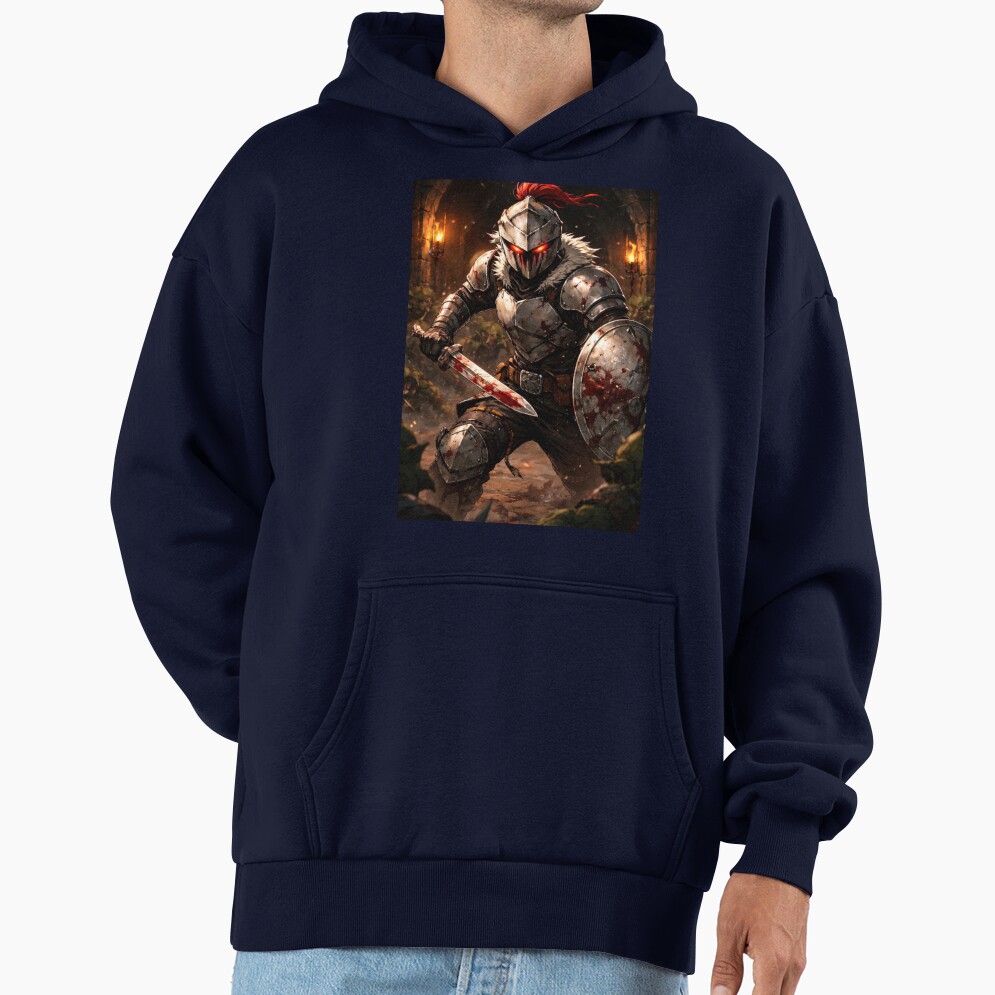 Goblin Slayer Short Sword And Shield Hoodie - Image 5