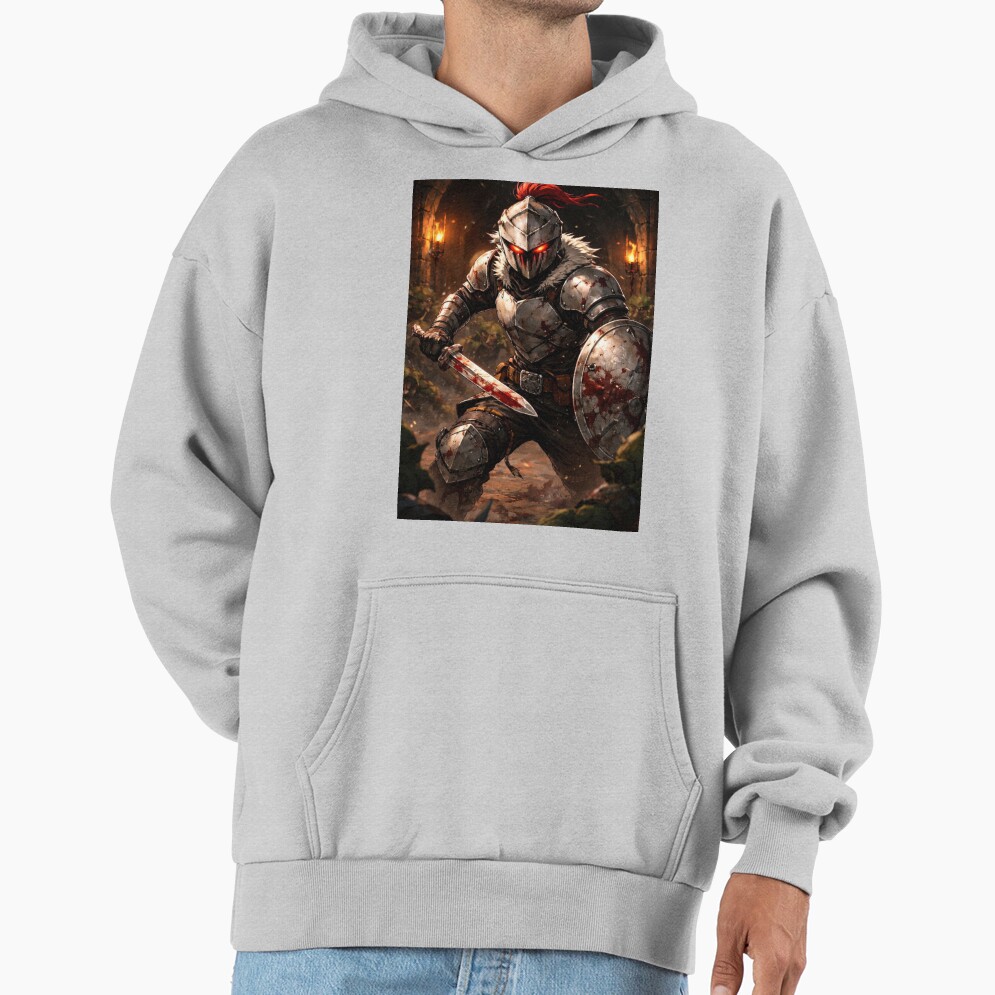 Goblin Slayer Short Sword And Shield Hoodie - Image 4