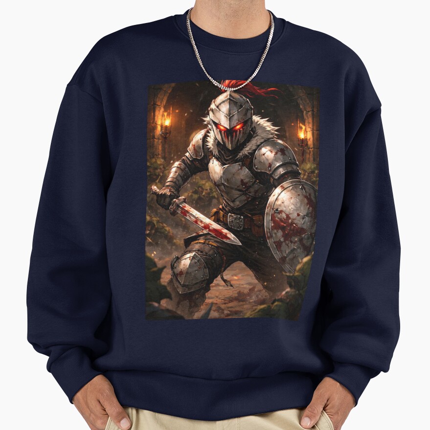 Goblin Slayer Short Sword And Shield Sweatshirt - Image 5