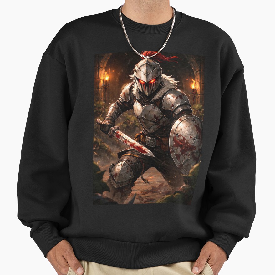 Goblin Slayer Short Sword And Shield Sweatshirt - Image 2