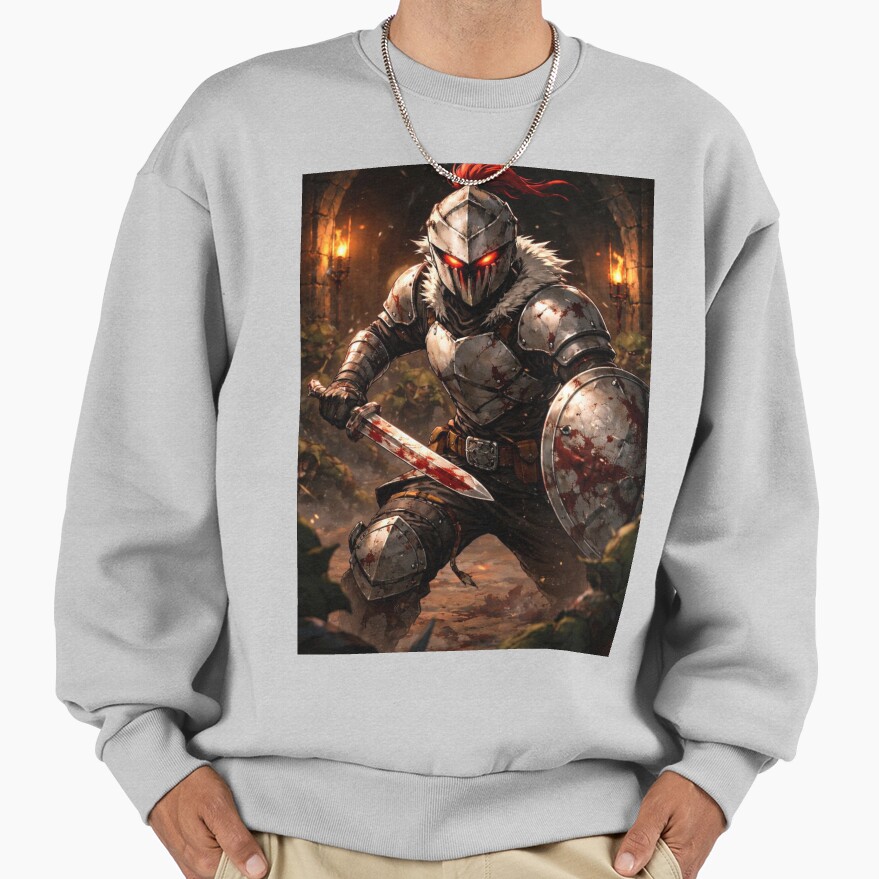 Goblin Slayer Short Sword And Shield Sweatshirt - Image 4