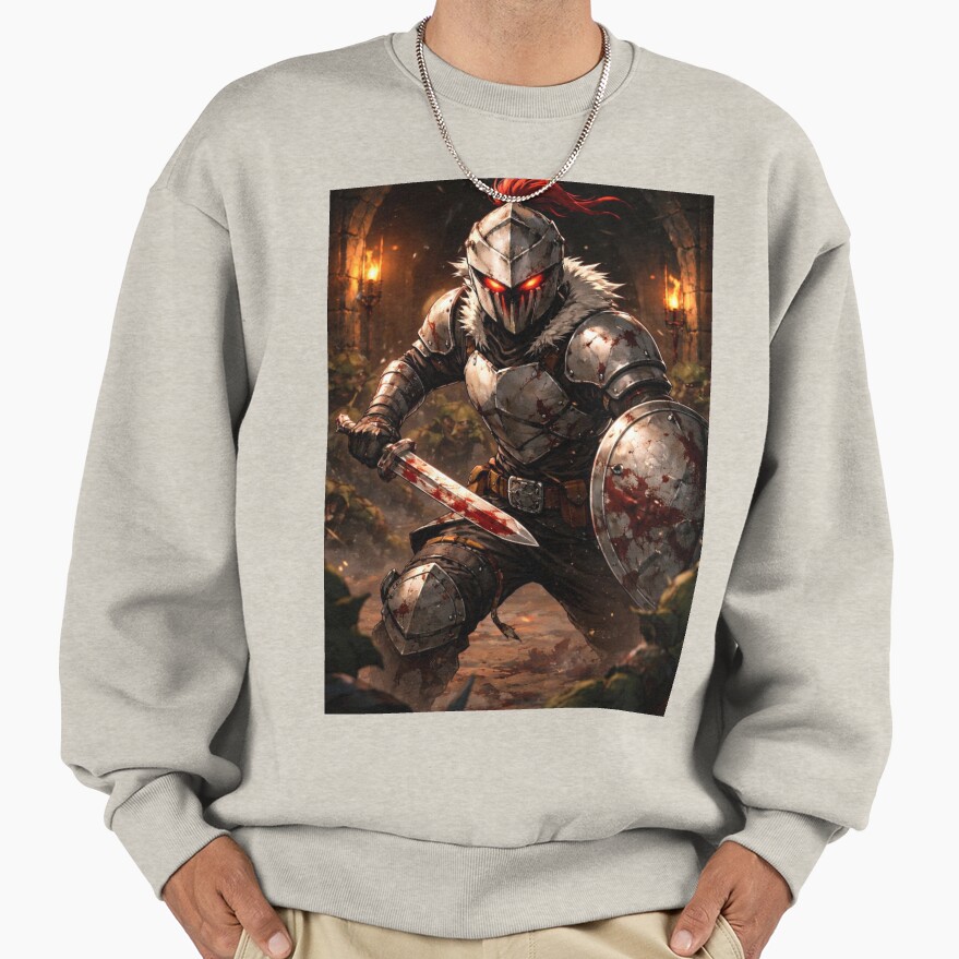 Goblin Slayer Short Sword And Shield Sweatshirt - Image 3