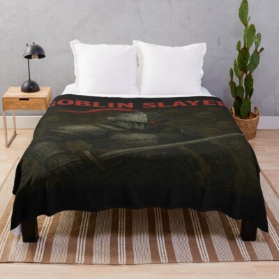 The Red Eyed Crusader Throw Blanket