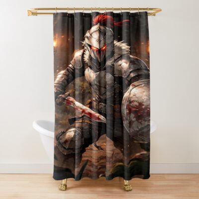 Goblin Slayer Short Sword And Shield Shower Curtain