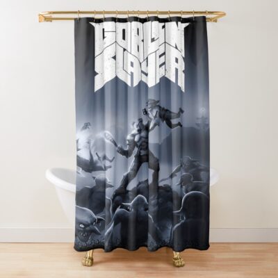 Goblin Slayer Doom Homage Shower Curtain