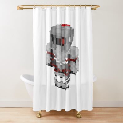 Minecraft Goblin Slayer Shower Curtain