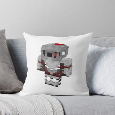 Minecraft Goblin Slayer Throw Pillow
